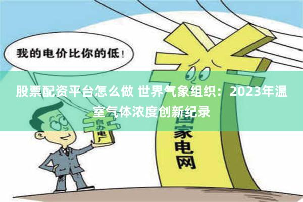 股票配资平台怎么做 世界气象组织：2023年温室气体浓度创新纪录